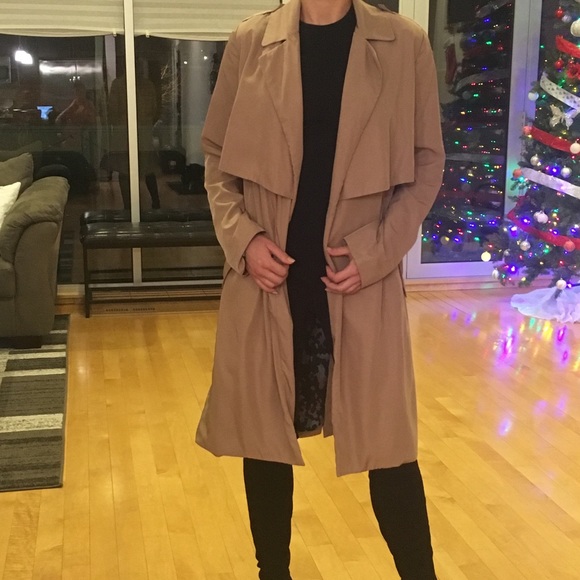 silk trench coat zara